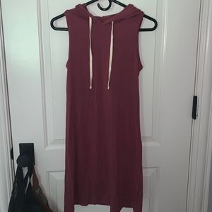 Sleeveless Hoodie Dress